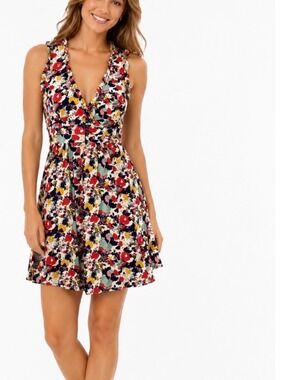 Multicolor Floral Mini Dress